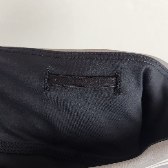 All Fenix Black Striped Athletic Leggings sz XS - Picture 5 of 7